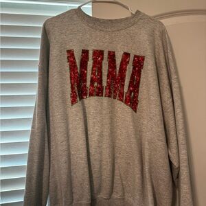 Christmas sparkly mama sweatshirt